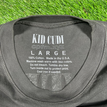 2019 CPFM Kid Cudi Cudi Saves Grey Tee Size Large USED x14557