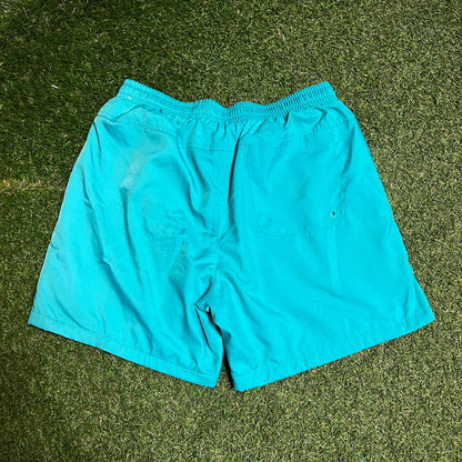 Nike Heavyweight Shorts Teal Size Medium USED v16449