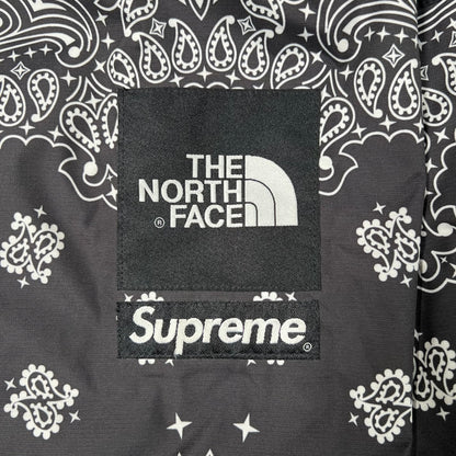 Supreme North Face Black Bandana Mountain Jacket (2014) Size Large USED x15382