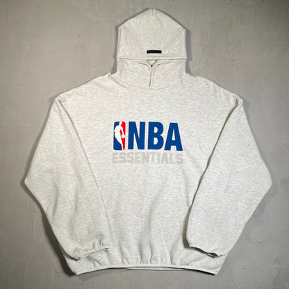 Essentials Fear Of God NBA Grey Hoodie Size Large USED x17641
