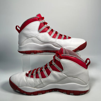 Jordan 10 Red Steel (2005) Size 12 USED S17587