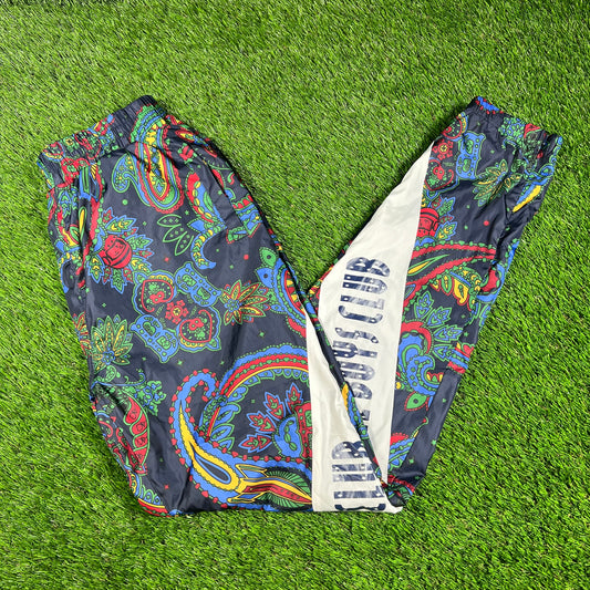 Billionaire Boys Club BBC Paisley Windbreaker Track Pants Size Large USED x14395
