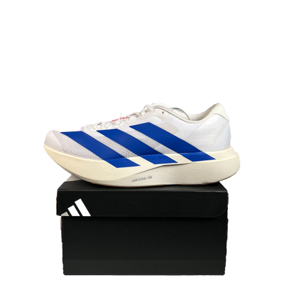Adidas Adizero Evo SL White Royal Blue (2025) Size 9 NEW s22540