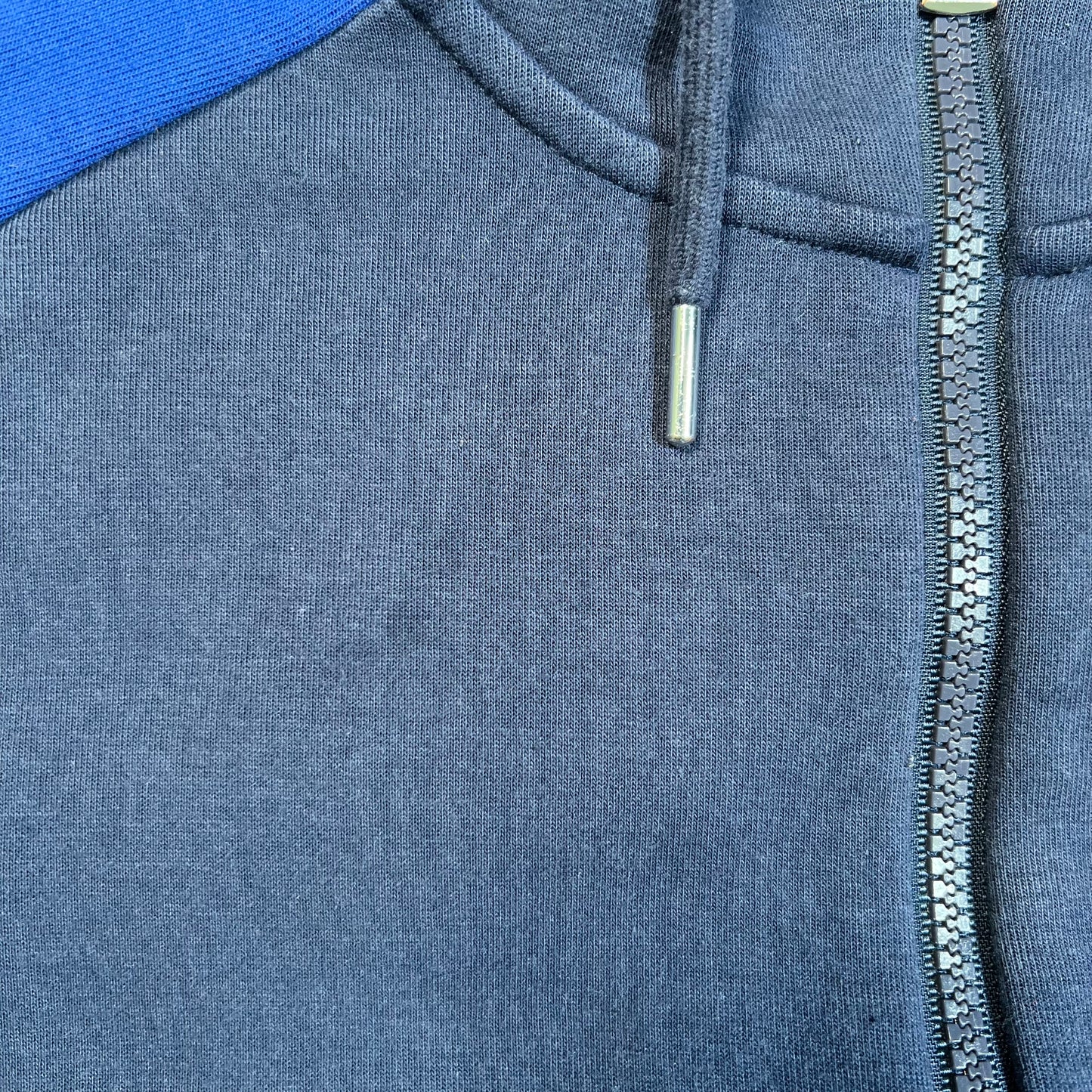Y2K Polo Ralph Lauren Blue/Yellow Full Zip Hoodie Size XXL USED v18863