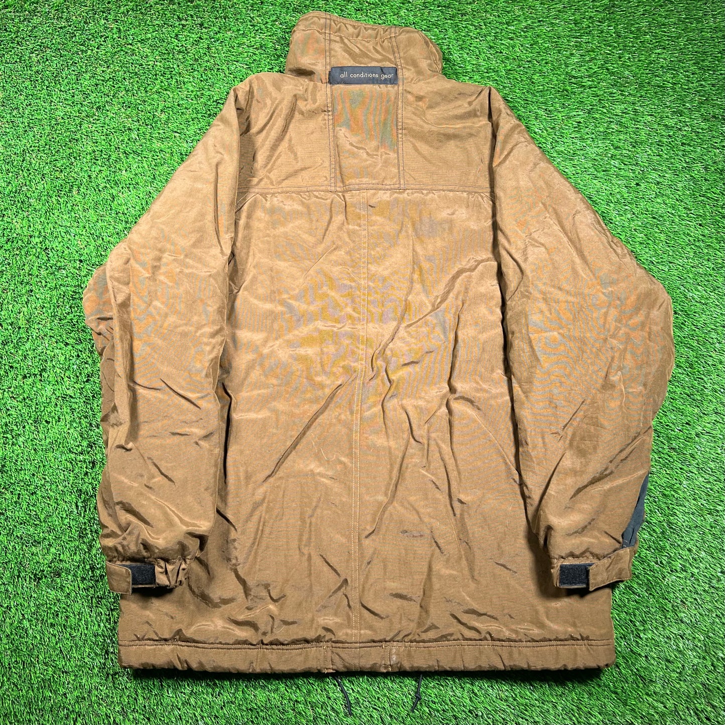 Y2K Nike ACG Brown Insulated Field Jacket Size Large USED v18572