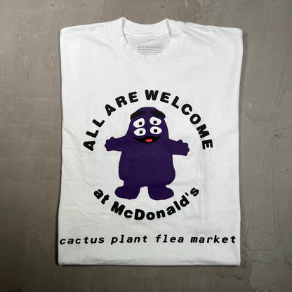 CPFM McDonalds White Grimace Tee Size Large USED x18837