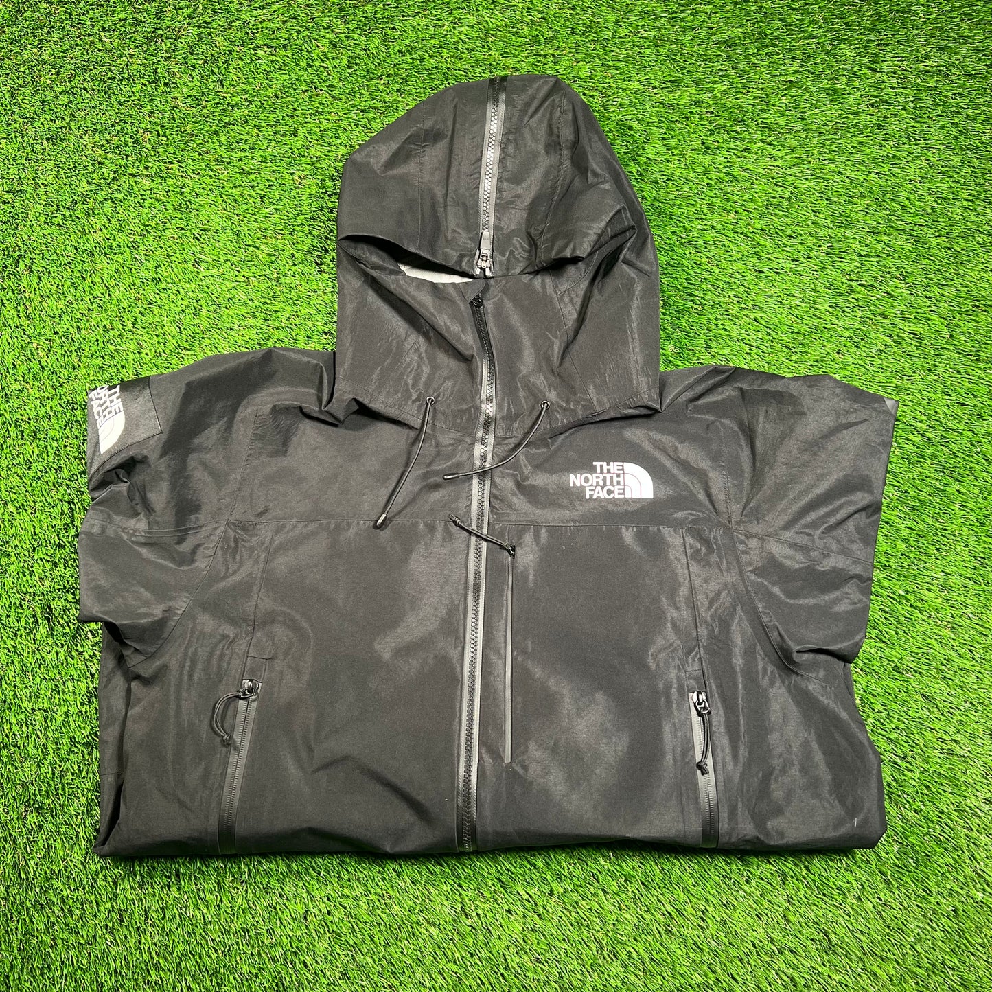 Supreme North Face Split Taped Seam Shell Black Jacket (2024) Size Small USED x16377