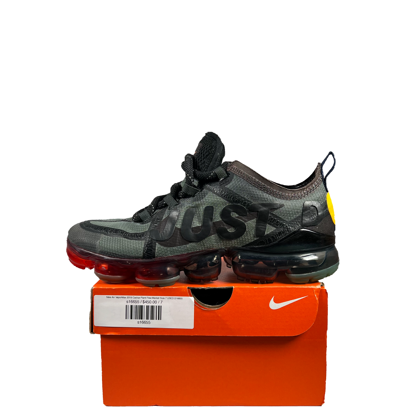 Nike Air VaporMax 2019 Cactus Plant Flea Market Size 7 USED S16655