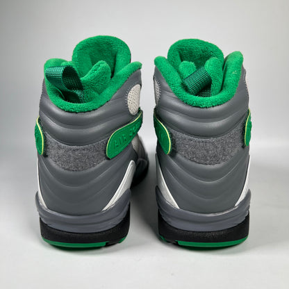 Jordan 8 University of Oregon PE Pure Platinum SAMPLE Size 9 NEW s10661