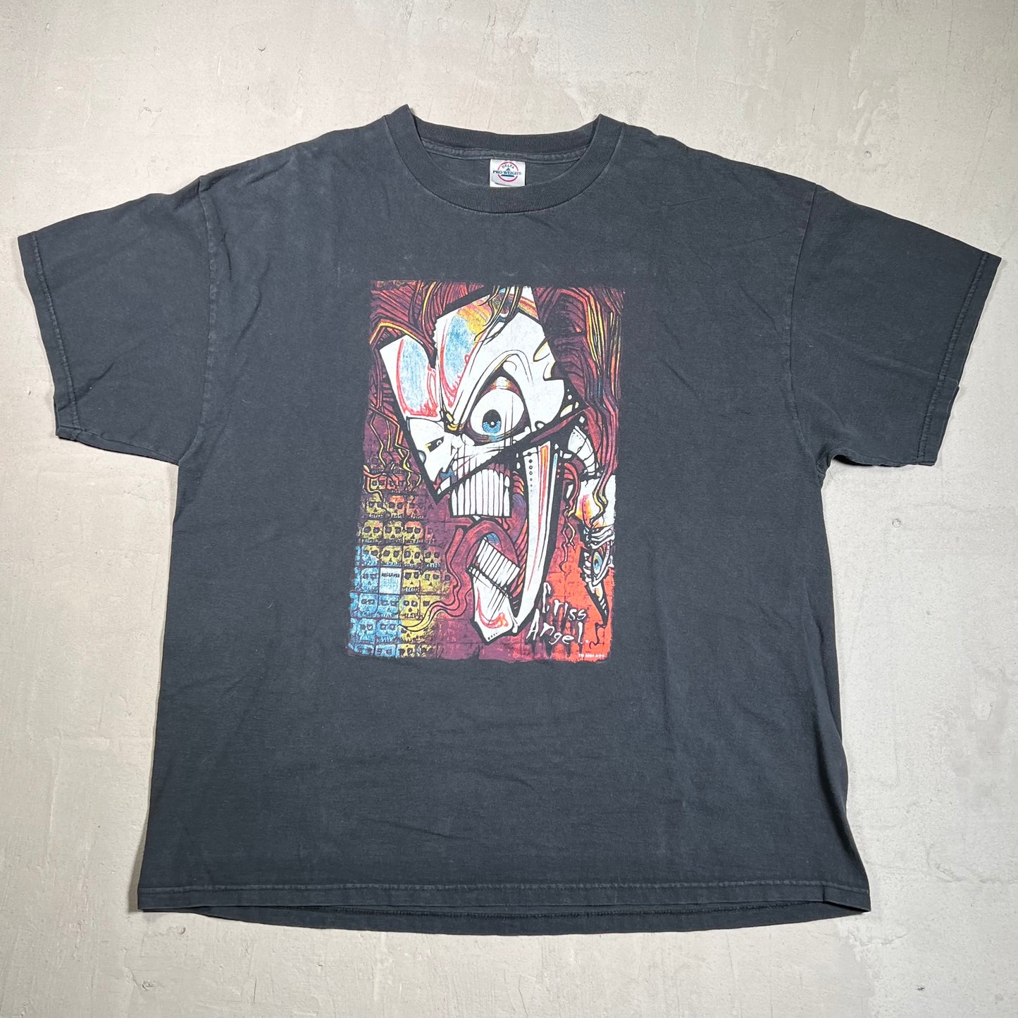 2004 Criss Angel Black Art Tee Size XL USED v16413