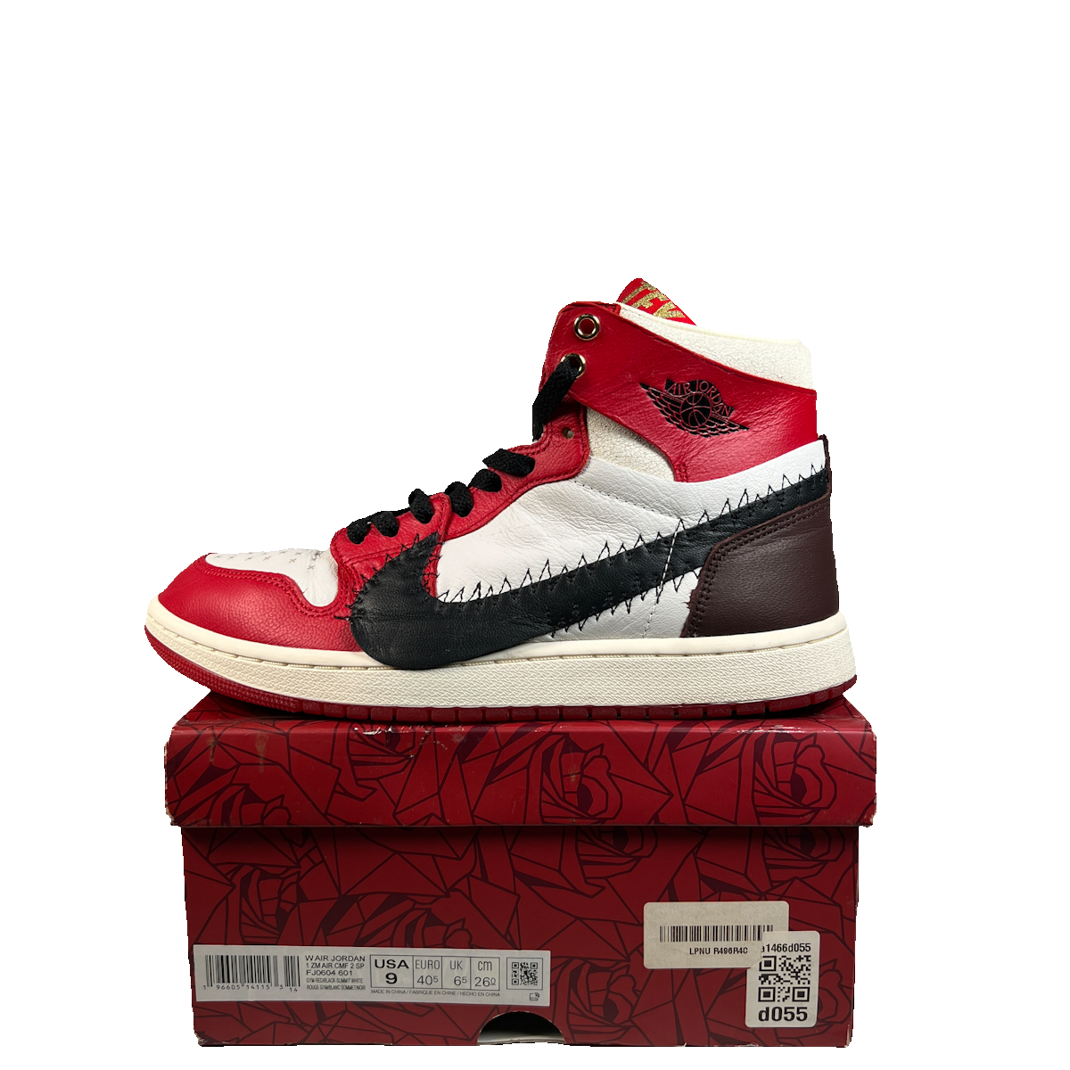 Jordan 1 High Zoom Air Teyana Taylor A Rose From Harlem (2023) Size 7.5m / 9w USED s23197