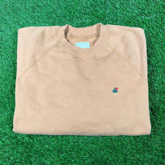 Aime Leon Dore ALD Flower Brown Crewneck Size Medium USED x15642