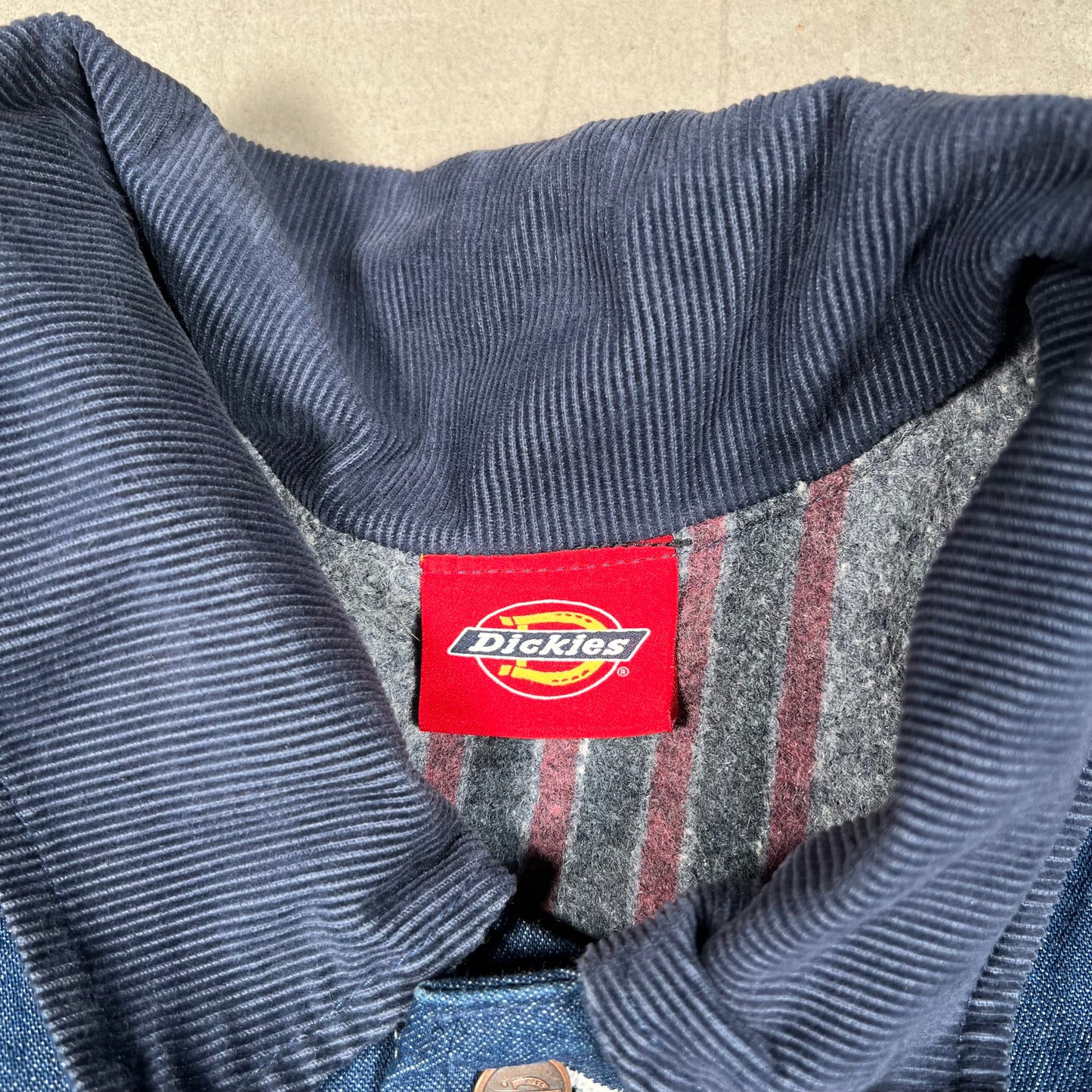 Y2K Dickies Blue Workwear Jacket Size XXL USED v19412
