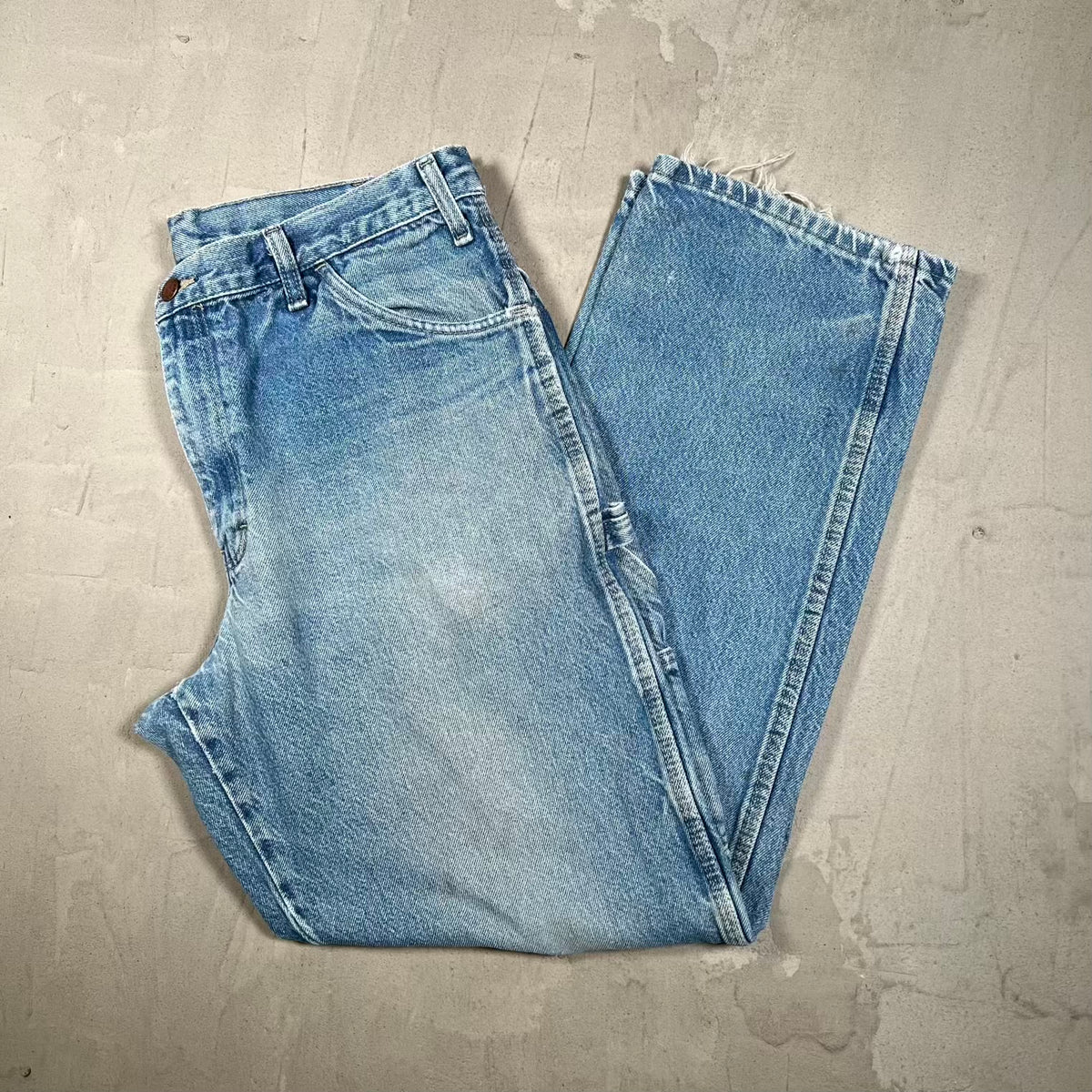 Y2K Dickies Light Wash Denim Size 34 USED v20310
