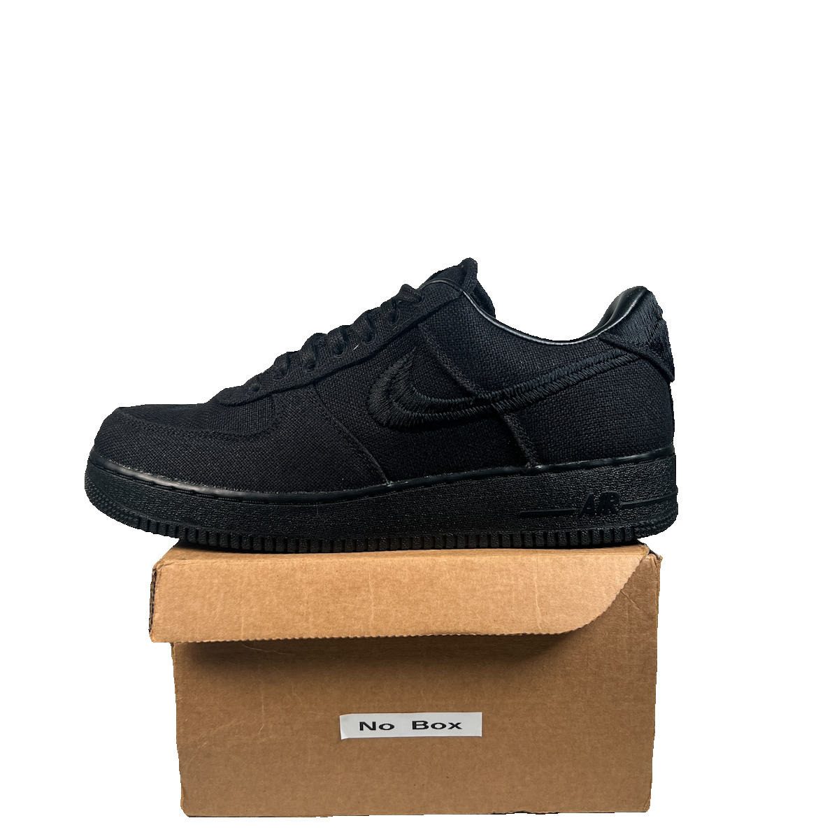 Nike Air Force 1 Low Stussy Black (2020) Size 11 USED s22623