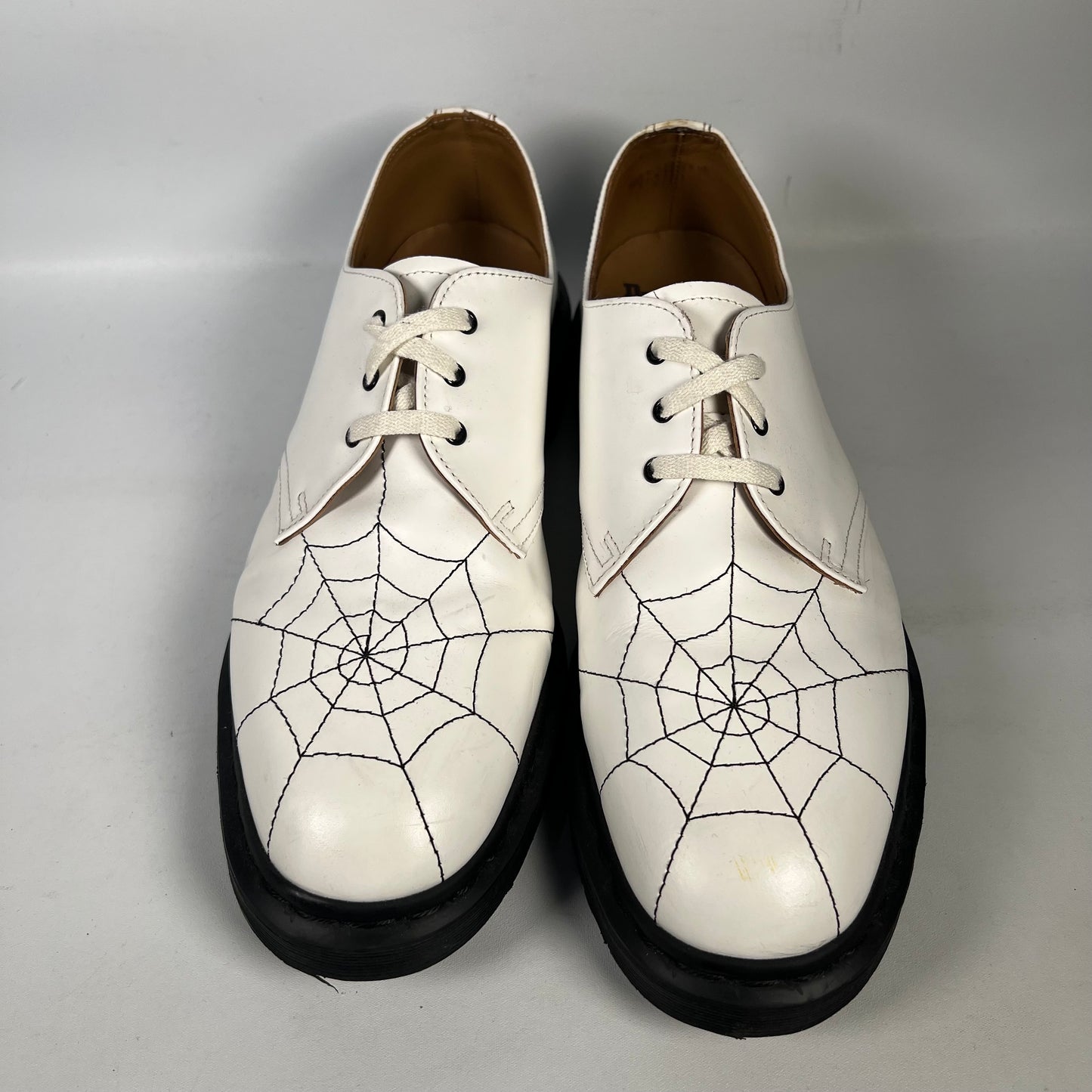 Supreme Dr. Martens 3-Eye Spiderweb White Size 11 USED s16730