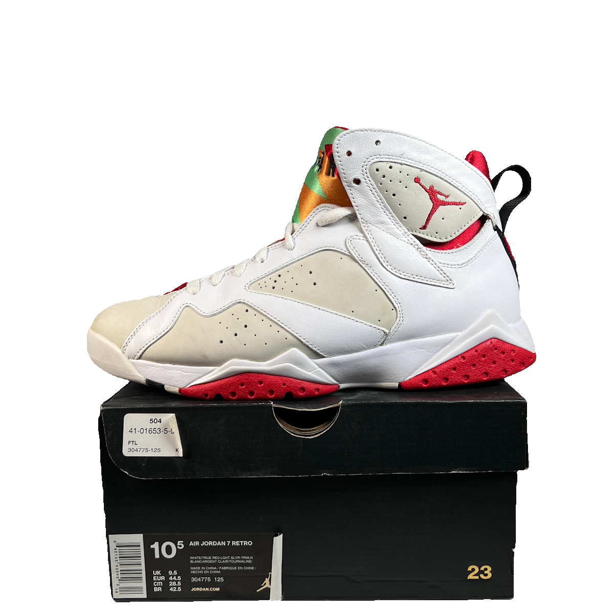 Jordan 7 Hare (2015) Size 10.5 USED s23134