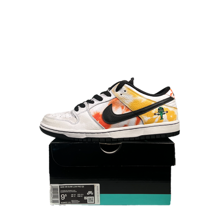 Nike SB Dunk Low Raygun Tie Dye White (2019) Size 9.5 NEW s20382