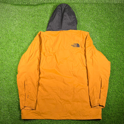 The North Face DryVent Anorak Chili Brown Jacket Size XL USED v18006