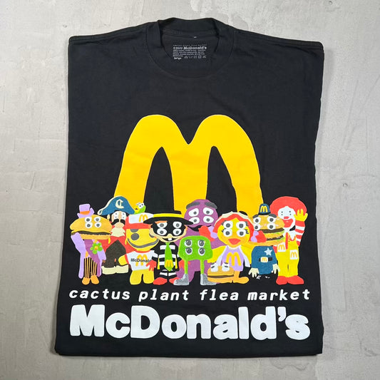 CPFM McDonalds Black Tee Size Large USED x18838