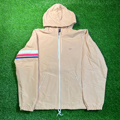 Noah Tan Lightweight Zip Up Jacket Size XL USED x16738