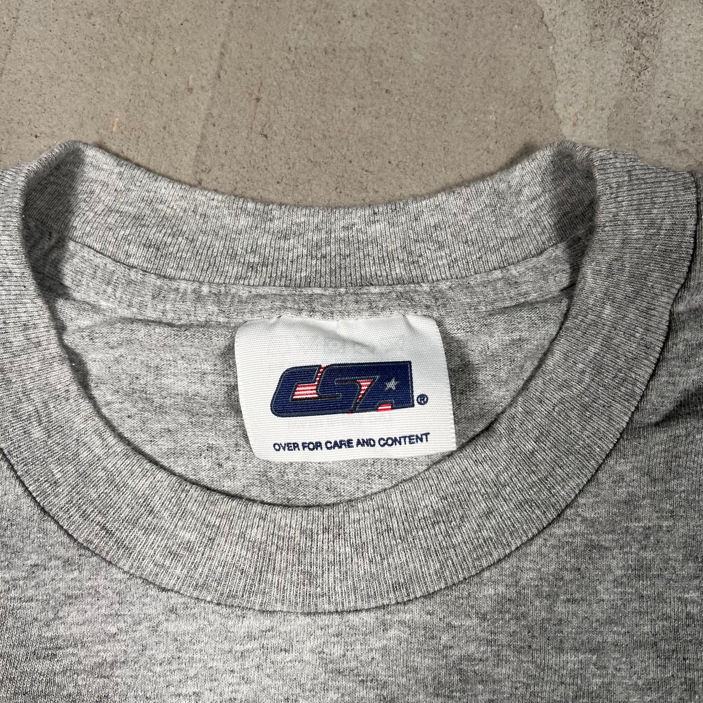 2001 New York Giants Ravens Stadium Champion Grey Tee Size Large USED v19547