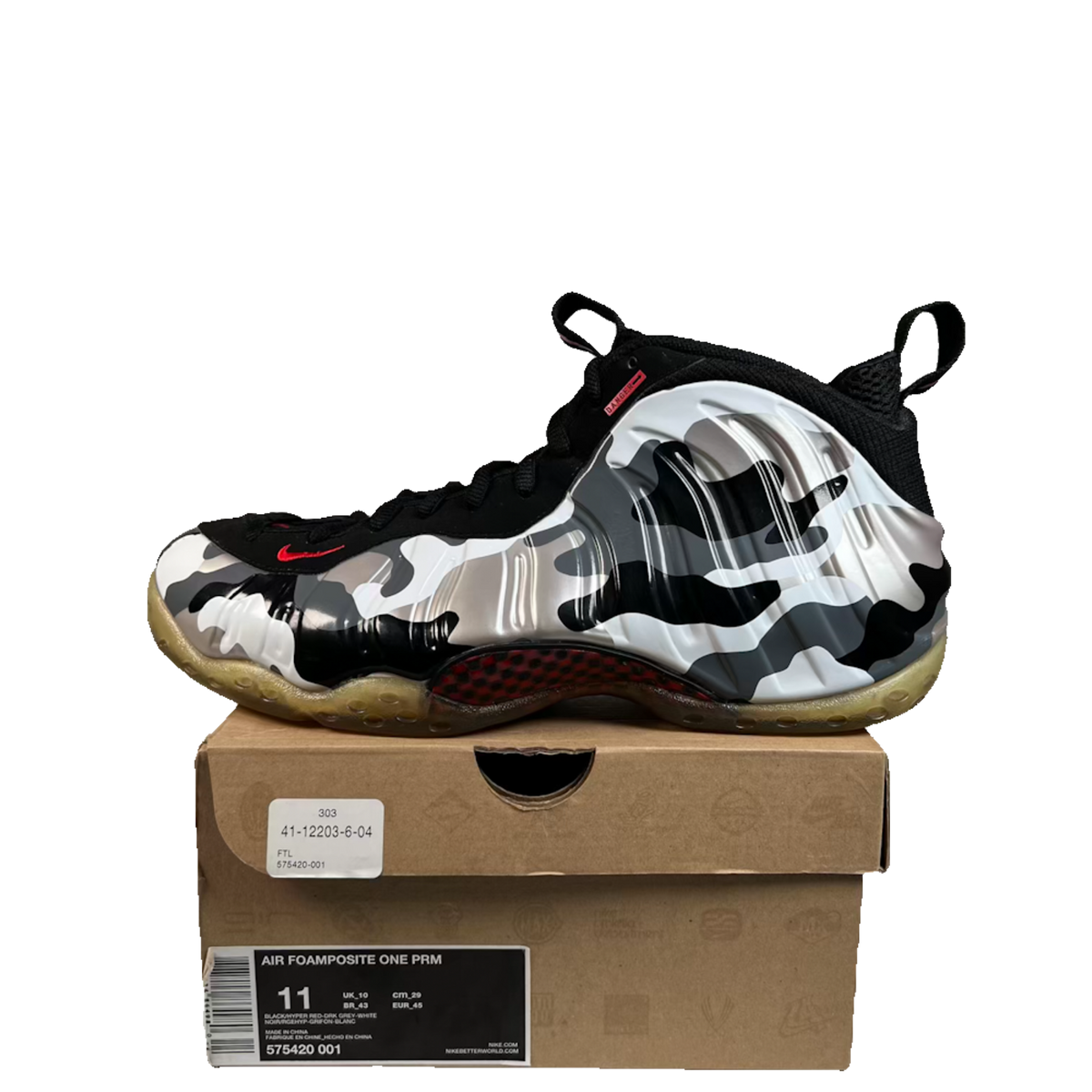 Nike Air Foamposite Fighter Jet (2013) Size 11 USED s23396