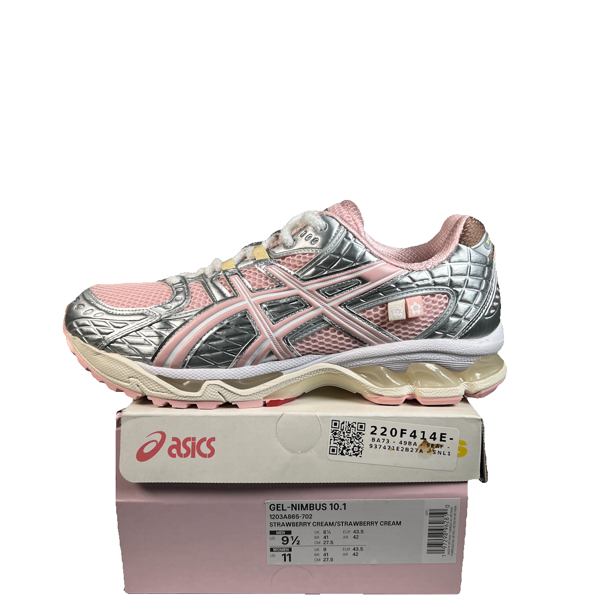 Asics Gel-Nimbus 10.1 Vandy The Pink Atmos Banana Split Strawberry (2025) Size 9.5 USED s22822