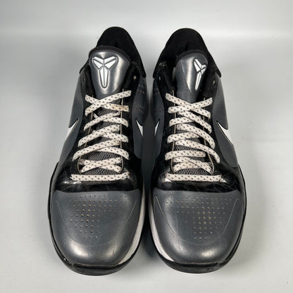 Kobe 5 Silver Black Low SAMPLES Size 8 USED s13779