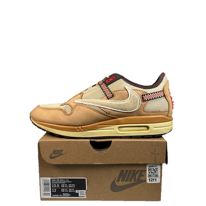 Nike Air Max 1 Travis Scott Cactus Jack Wheat Lemon Drop (2022) Size 10.5 USED s23110