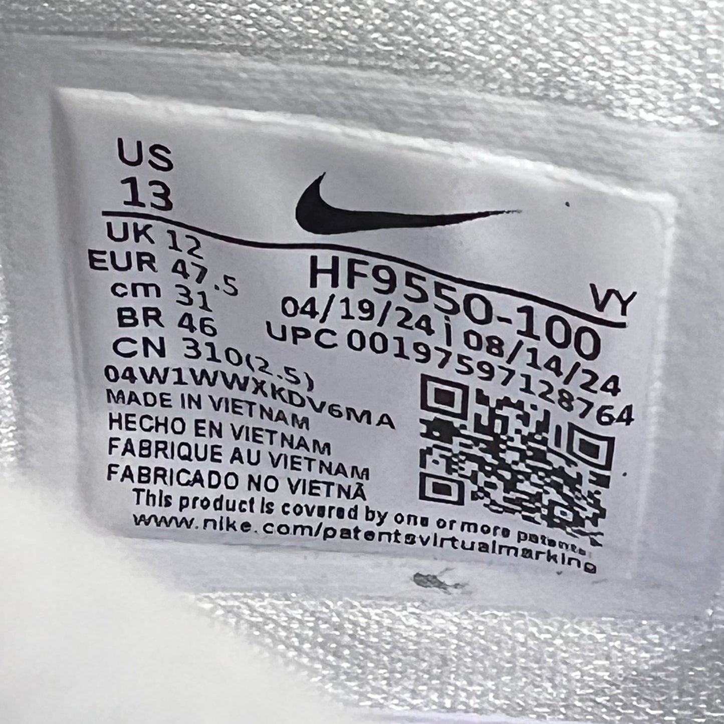 Nike Kobe 8 Lakers Home (2024) Size 13 USED s18384