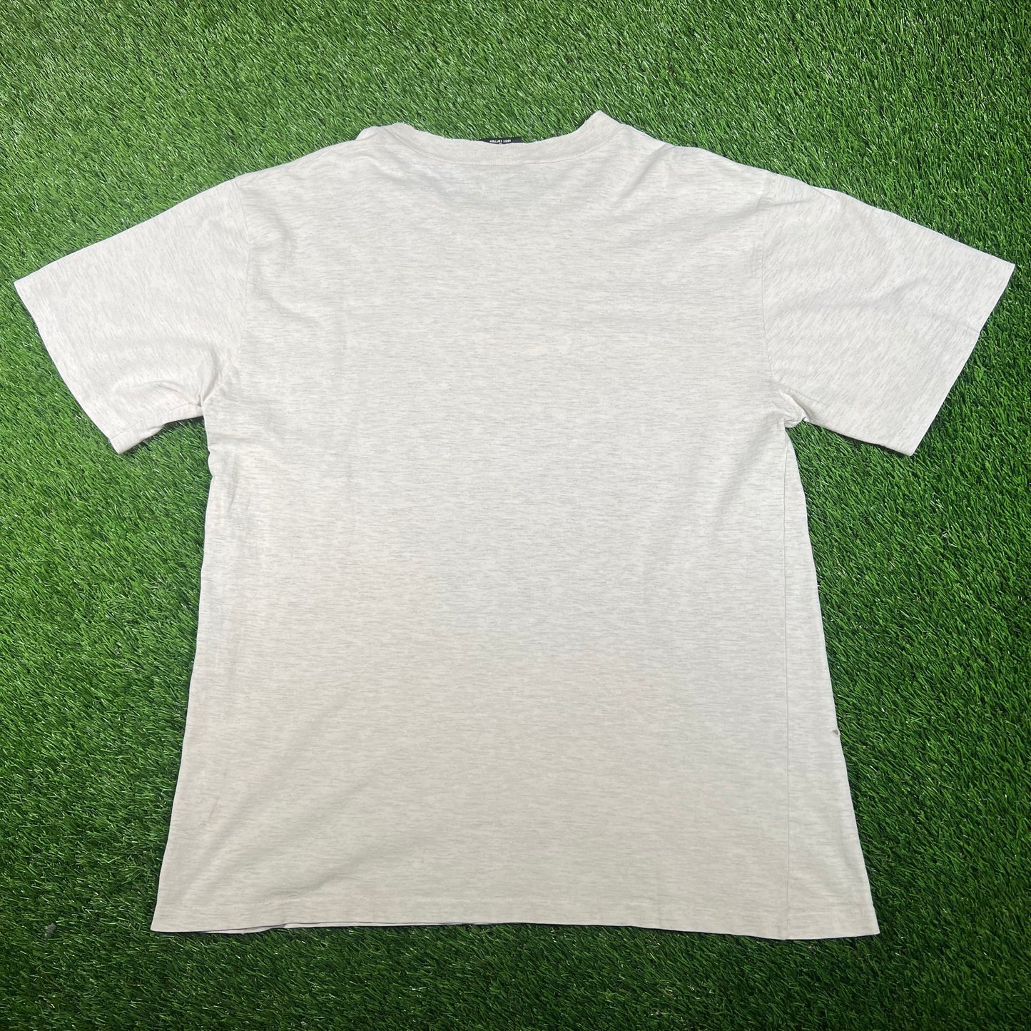 1990s Harley Davidson "Born in the USA" Light Grey Tee SIze Large USED v18032