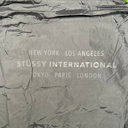 Stussy International Black Tour Jacket Size XL USED x15703