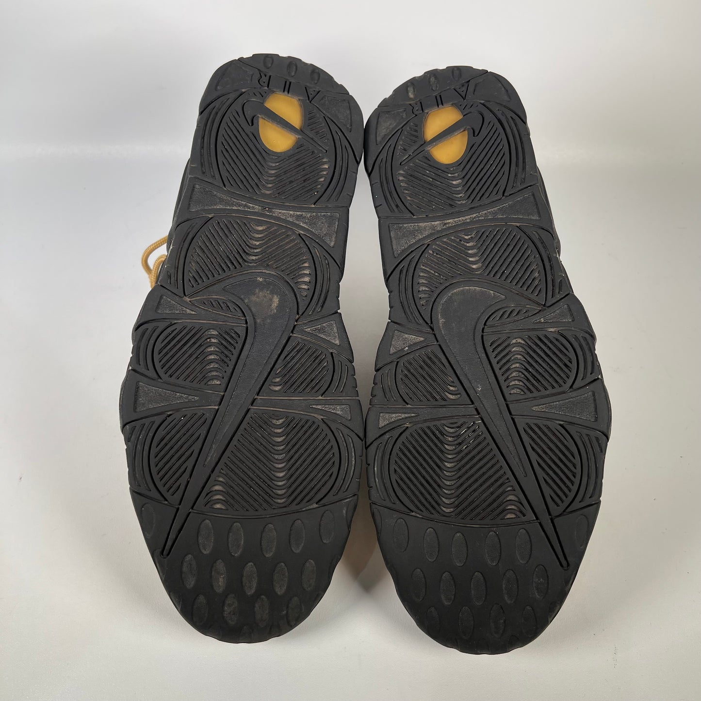 Nike Air More Money Metallic Gold Black (2018) Size 12 USED s18488
