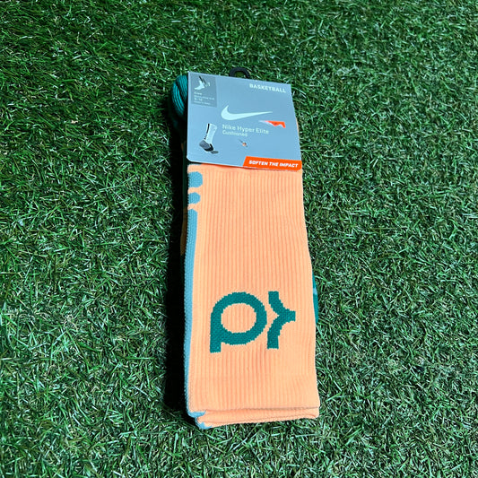 2013 Nike KD Hyper Elite Socks Bright Orange NEW v16408