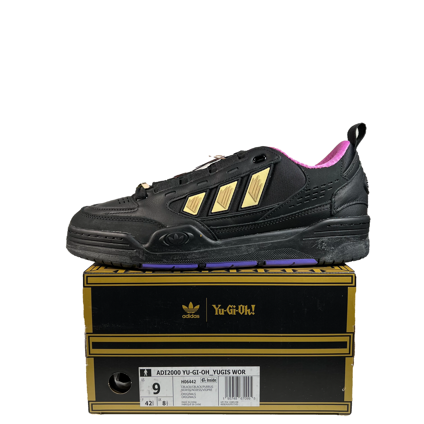 Adidas Adi2000 Yu-Gi-Oh! w/ Sealed Promo Card (2023) Size 9 NEW s21961