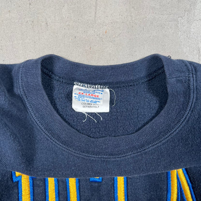 1990s UCLA Reverse Weave Champion Blue Crewneck Size XXL USED v19024