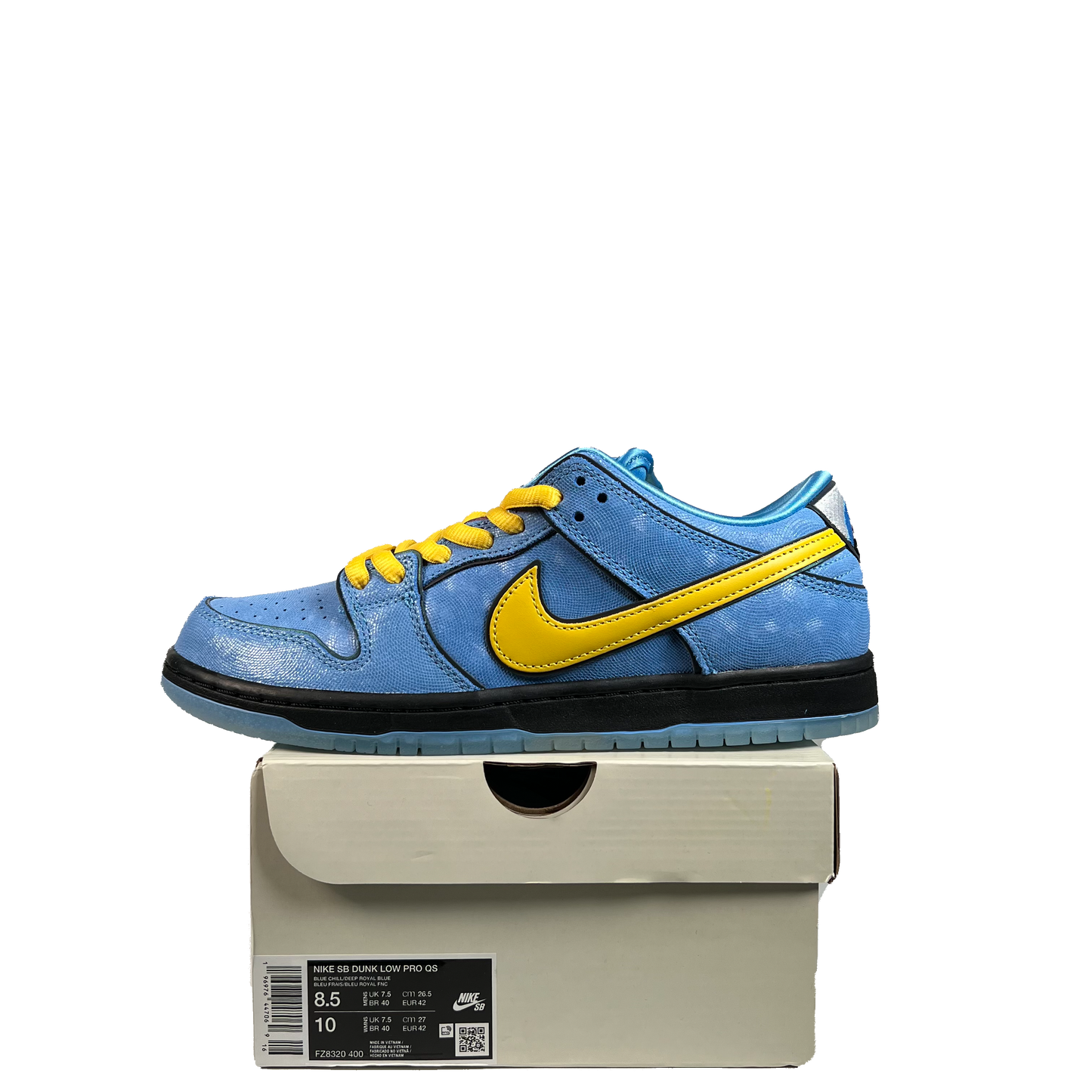 Nike SB Dunk The Powerpuff Girls Bubbles (2023) Size 8.5 NEW s21686
