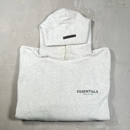 Fear of God FOG Esentials Grey Pullover Hoodie Size Medium USED x18672