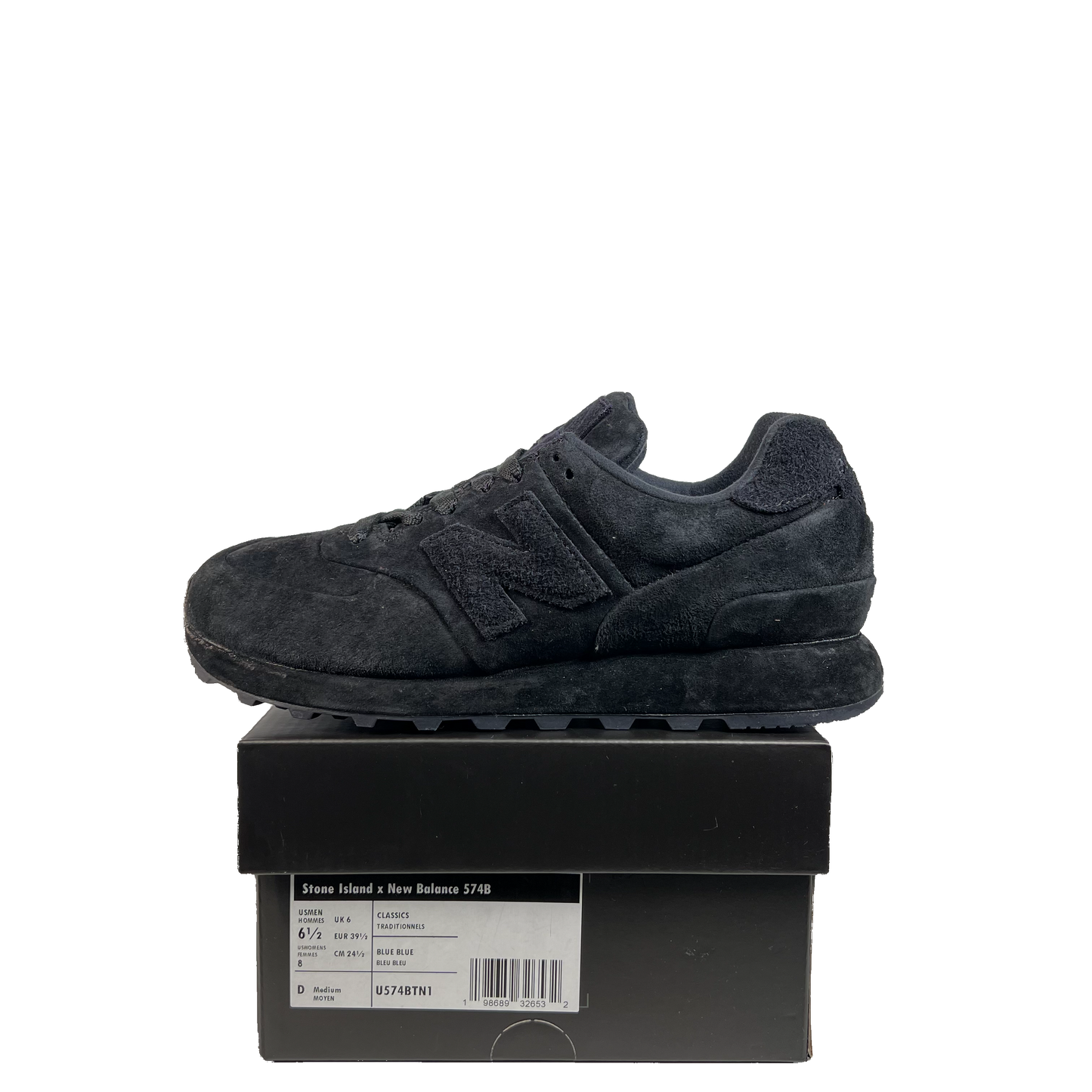New Balance 574 Legacy Stone Island Ghost Navy Nlue (2025) Size 6.5 NEW s21849