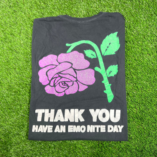 Chinatown Market Emo Nite Day Black Tee Size Large USED x15682
