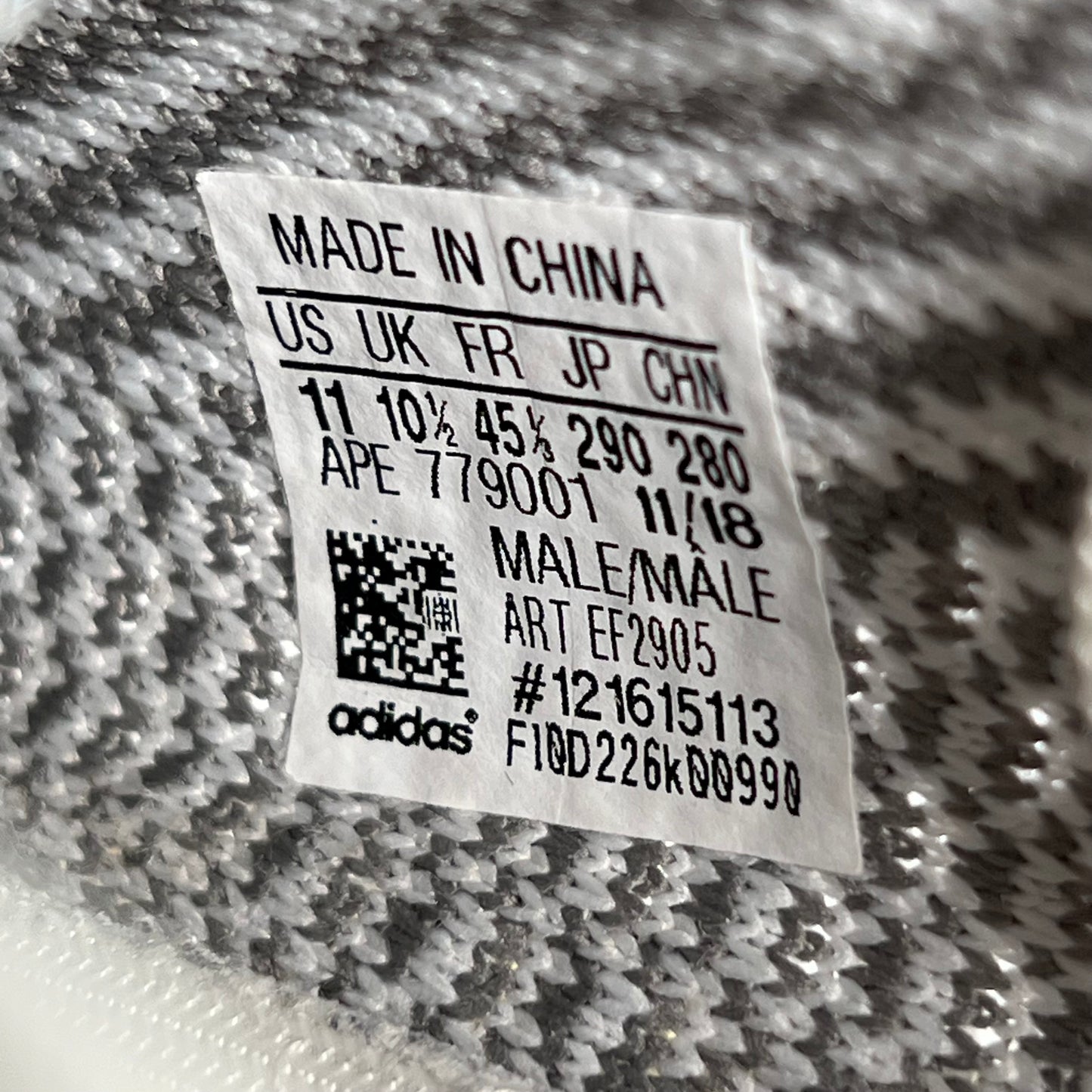 Yeezy 350 Static (2018) Size 11 USED s18031