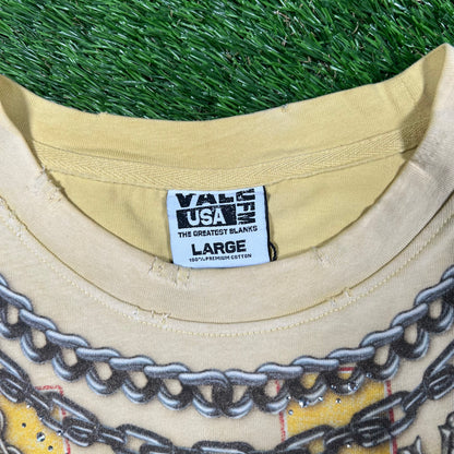 Vale Golden Era Chambers Yellow Tee Large NEW x14771