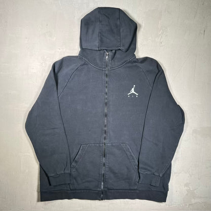 Jordan Tech Black Zip Up Hoodie Size 3XL USED v20250
