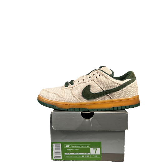 Nike SB Dunk Low Bonsai Green Hemp 2004 Size 7 NEW s4518