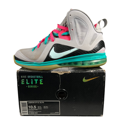 Nike Lebron 9 South Beach (2012) Size 10.5 USED s18042