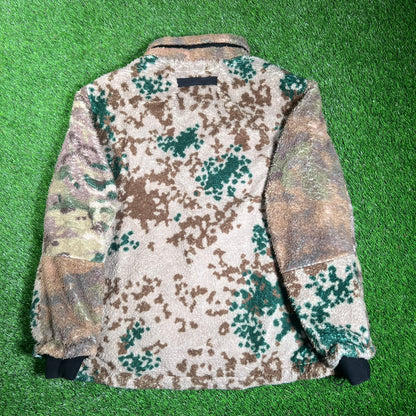 1017 Alyx 9SM Myles Camouflage Polar Zip Fleece Size Small USED x15665