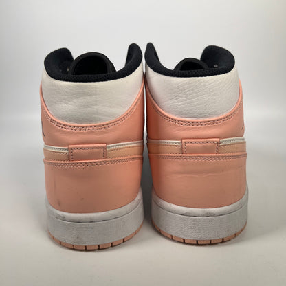 Jordan 1 Mid Arctic Orange Black Toe (2021) Size 11 USED s18633