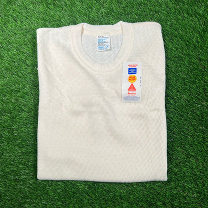 1970s Sears White Thermal Longsleeve Size Small USED v18707