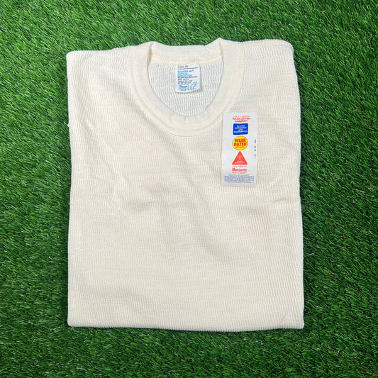 1970s Sears White Thermal Longsleeve Size Small USED v18707